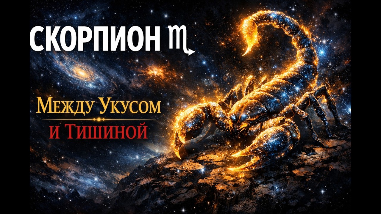 Скорпион ♏: Между укусом и тишиной. Гороскоп