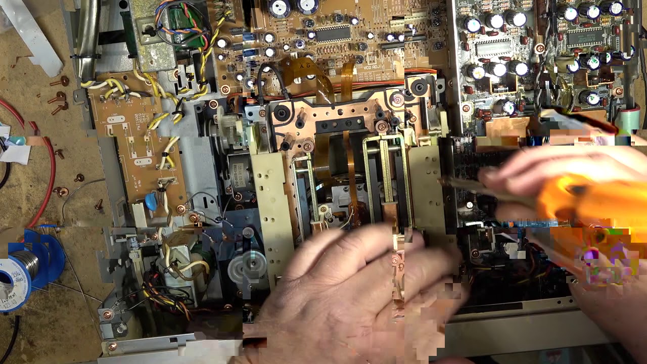 Pioneer PD-T06 Lens Fell out and disk tray opens constantly, will not stay closed.