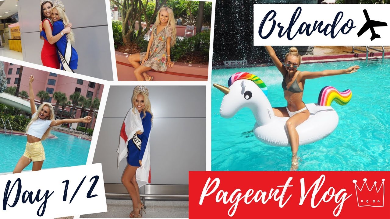 Orlando Pageant Vlog ❤️ 🇺🇸 - Day 1/2- Galaxy International pageant 👑