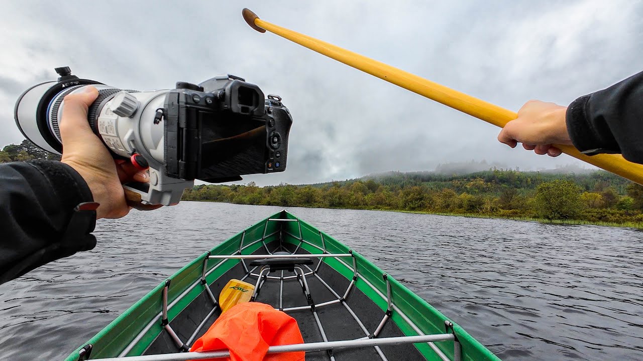 Relaxing POV Nature Photography from a Canoe in a Scottish Loch | M.Zuiko 150-400mm f/4.5