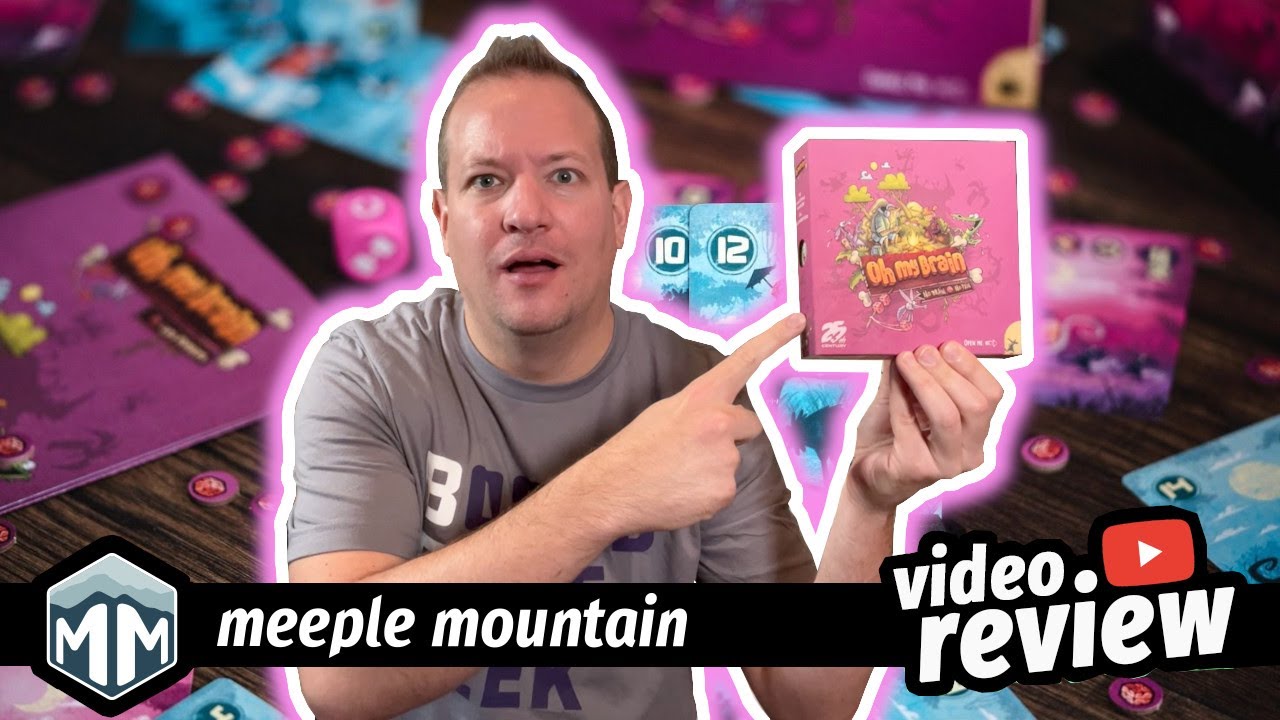 Zombie Animals? - Oh My Brain How to Play & Review - Boardgame Brody