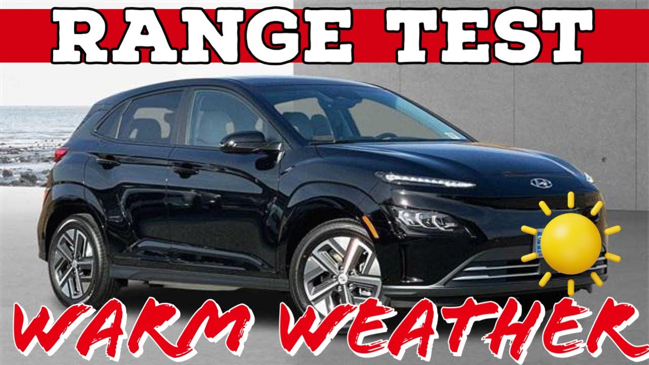 Hyundai Kona EV Range Test | WARM Weather EV Range Test