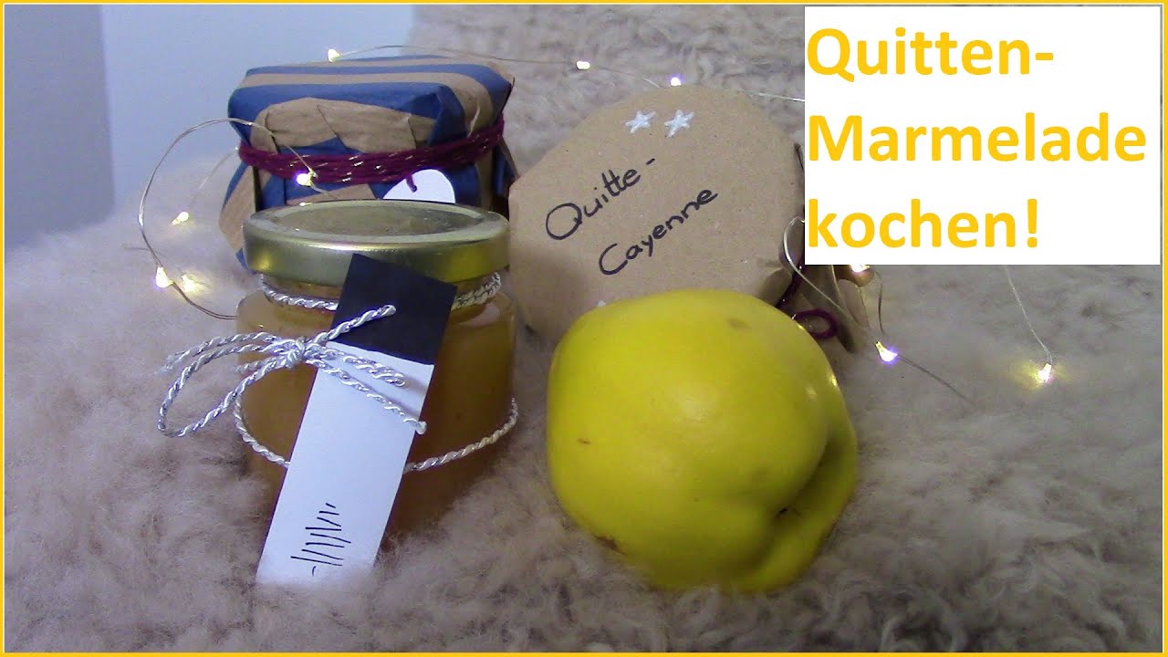 Quitten Marmelade selber kochen I 4 Schritte