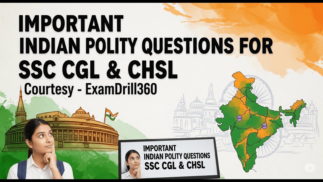 Indian Polity MCQs Every SSC CGL & CHSL Candidate Should MASTER in 2025