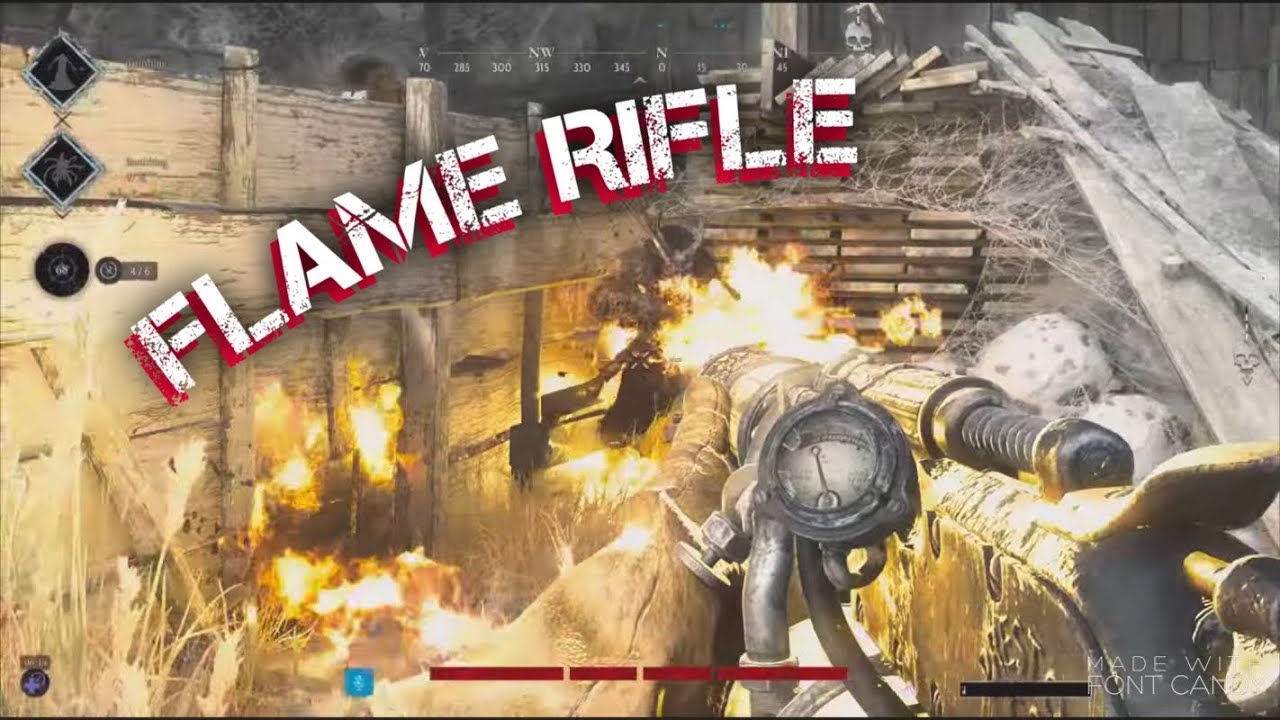 Flame rifle and Shredder combo - Hunt Showdown - Murder Circus - PS5 