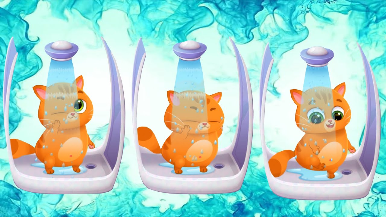 Суровый КОТИК БУБУ 2 №23. Робот-помойщик Васян. Мультик ИГРА про котят на Хвостик ТВ