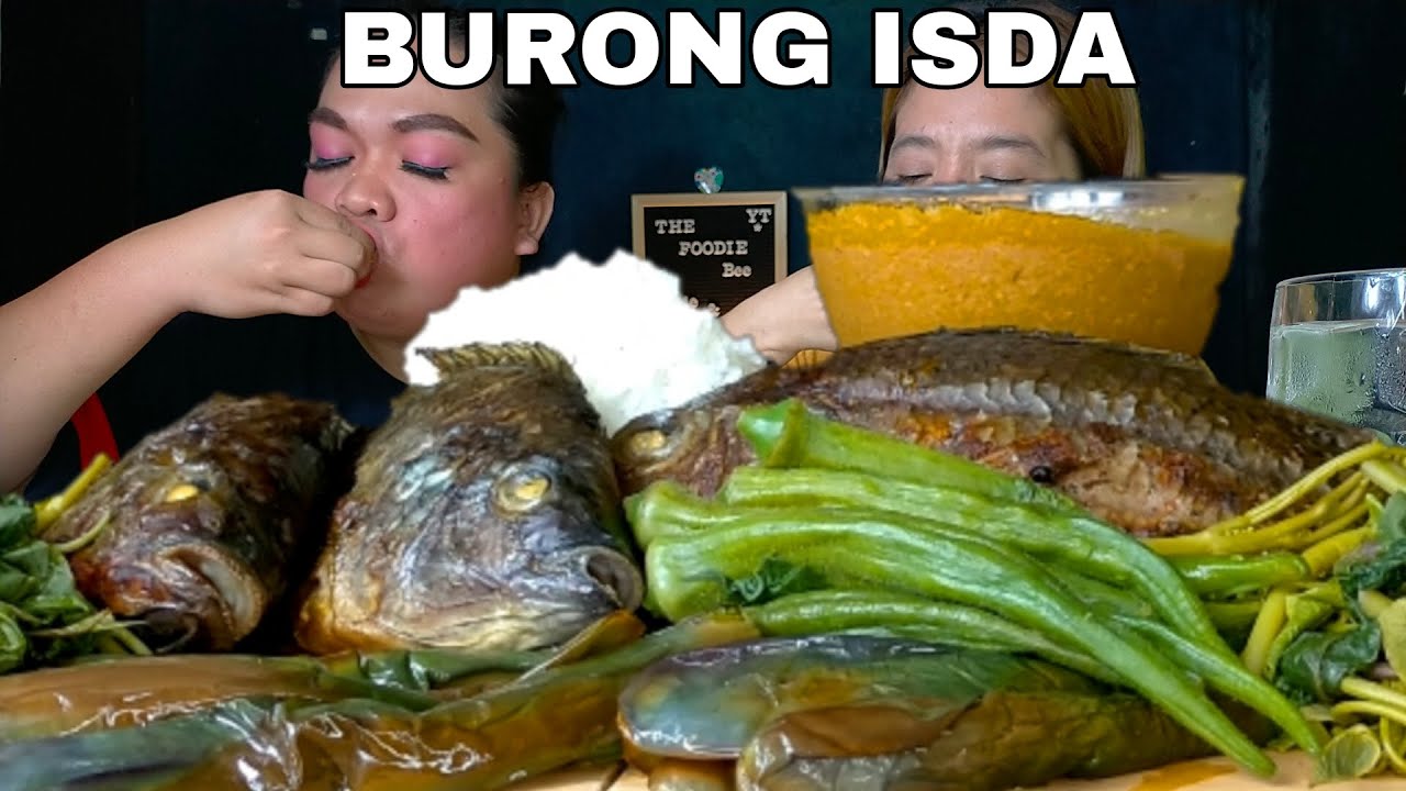 BURONG ISDA KAPAMPANGAN AT INIHAW NA TILAPIA x NILAGANG GULAY MUKBANG | MUKBANG PHILIPPINES