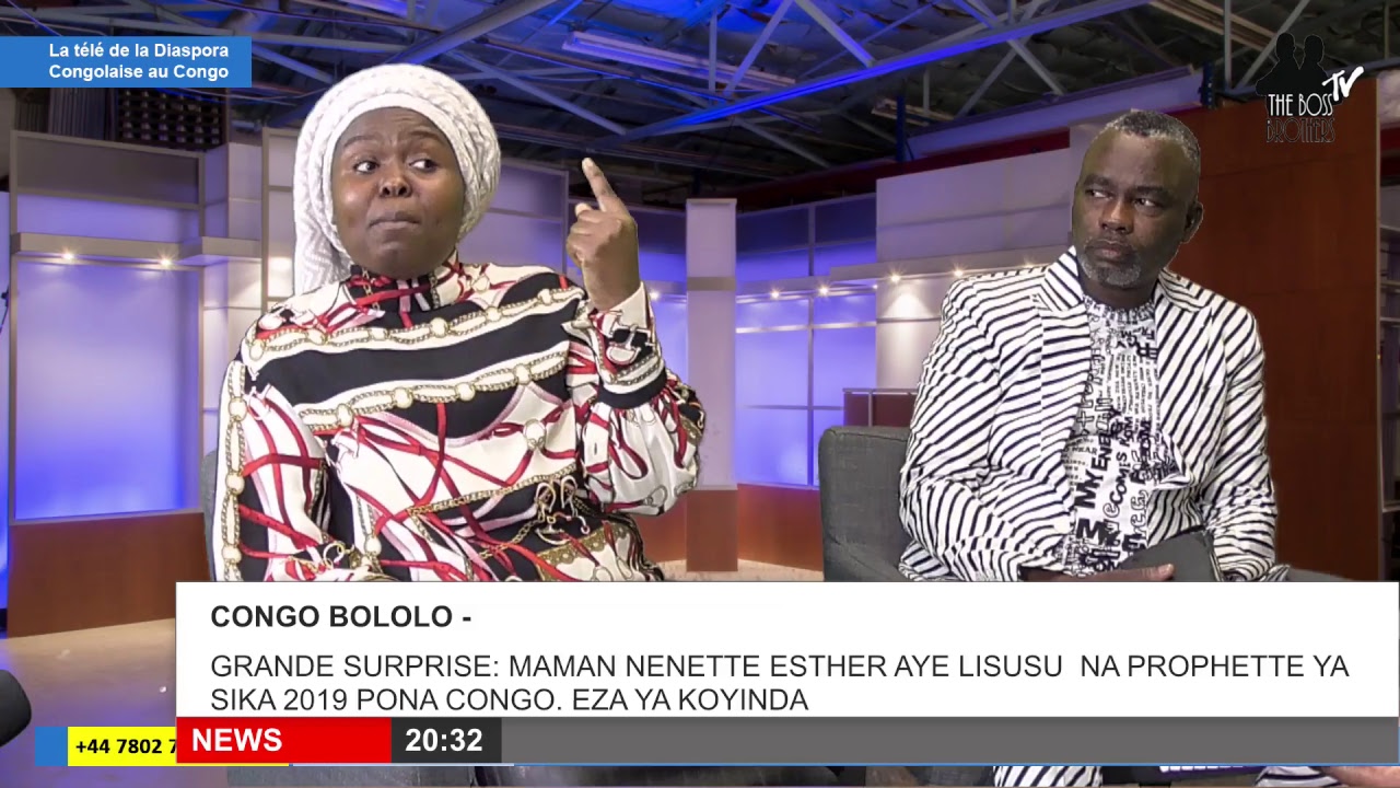 CONGO BOLOLO - MAMAN NENETTE ESTHER AYE LISUSU NA PROPHETIE YA SIKA 2019 PONA CONGO.