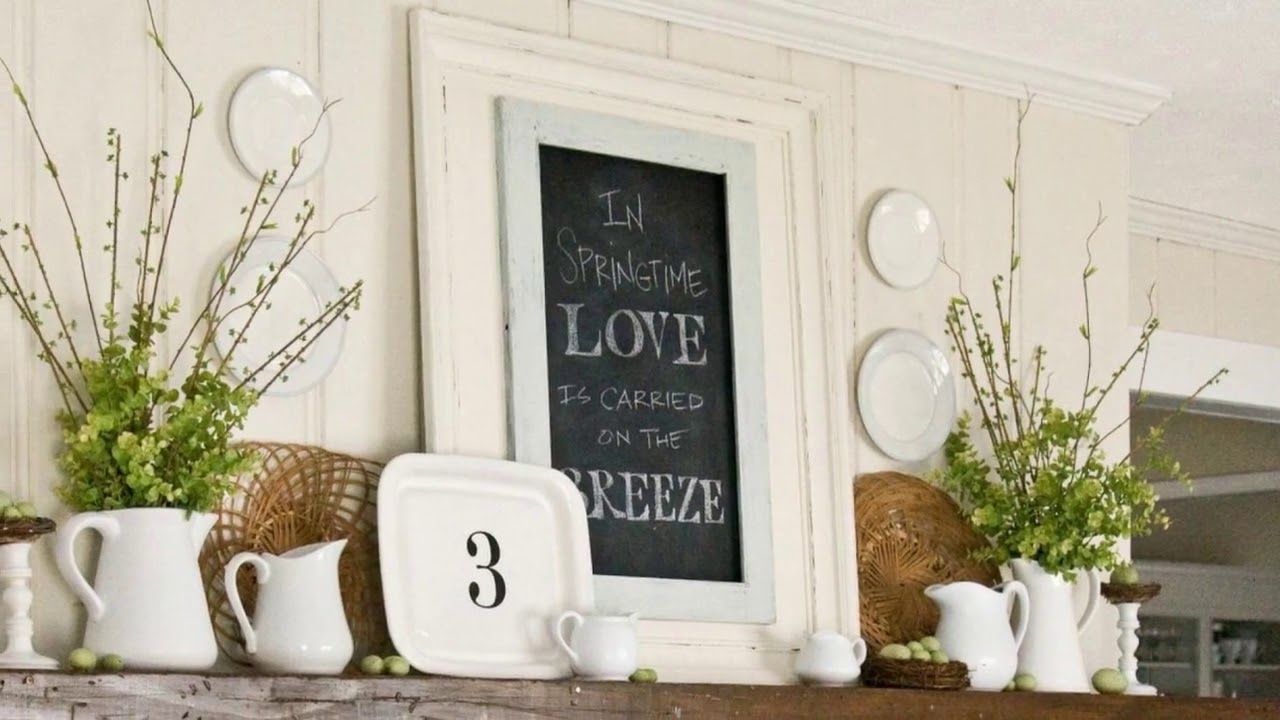 27+ ideas for decorating above a fireplace mantel