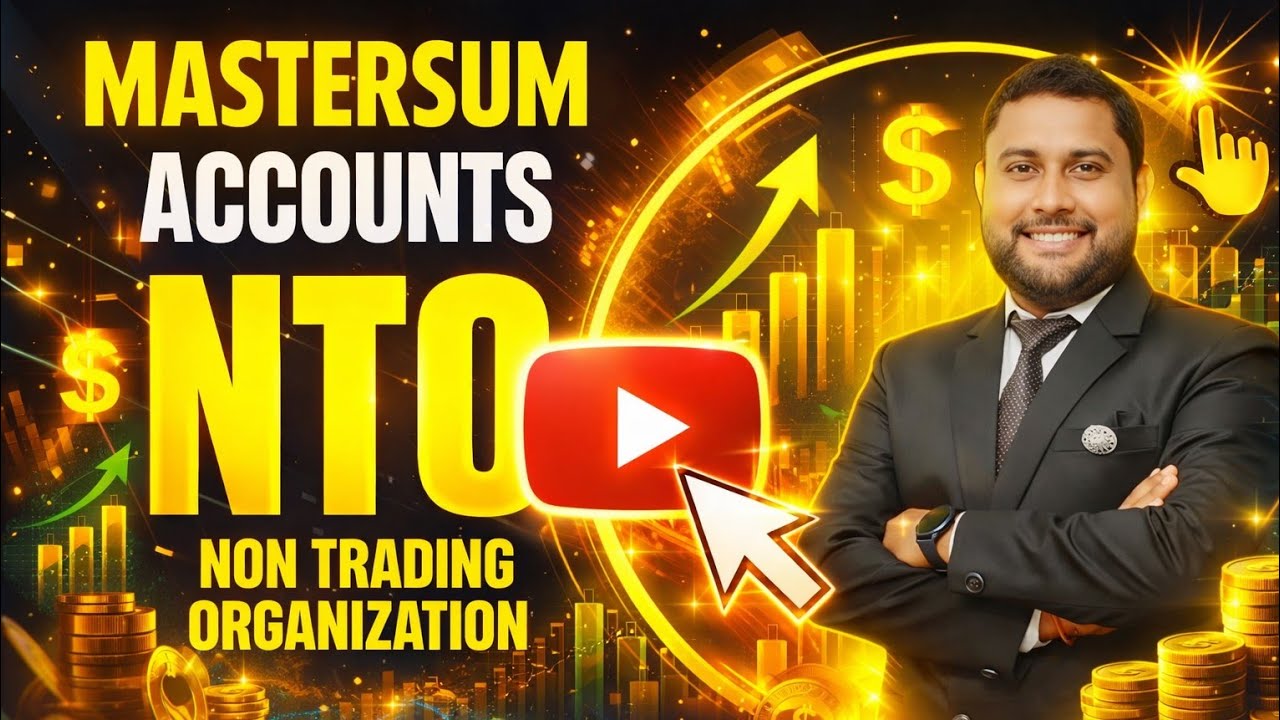 Non-Trading Organization NTO / NPO in One Short Video | Accounts