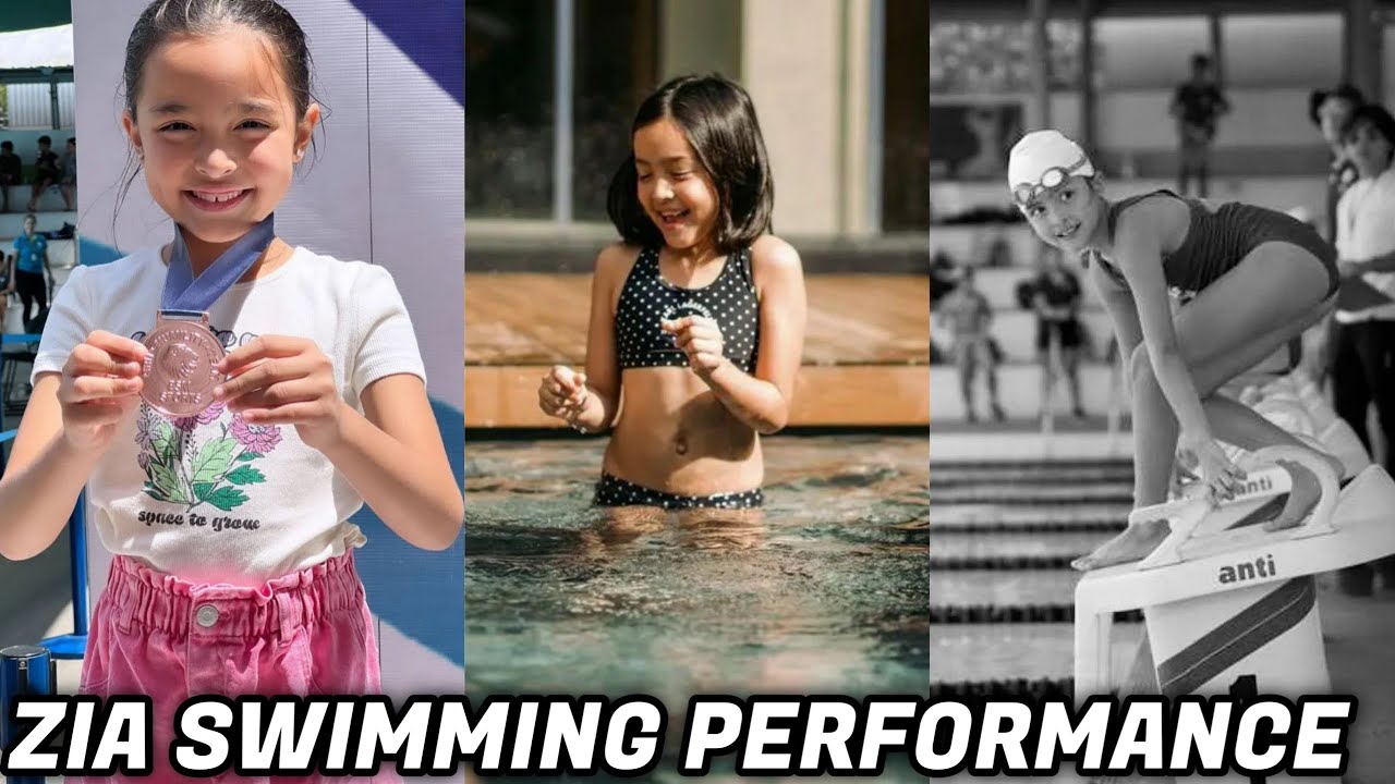 ZIA Dantes PINATAOB Ang mga Kalaban sa Kanyang HUSAY sa Swimming Competition WAGI FIRST Medal ni Zia