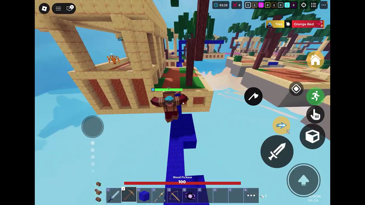 Solo Bedwars Gameplay