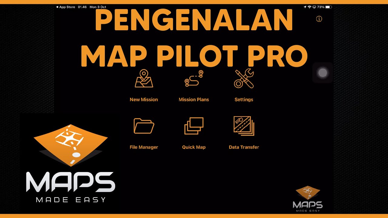 Pengenalan Map Pilot Pro - Aplikasi Mission Plan