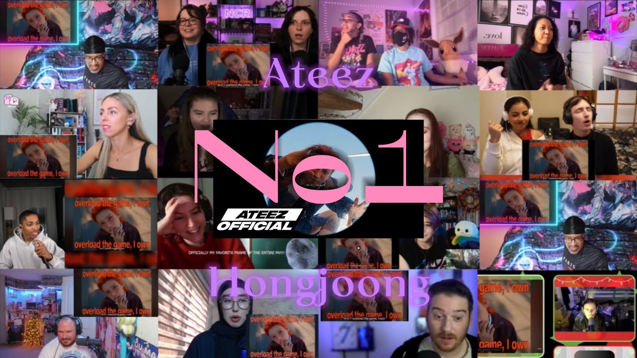 ATEEZ HONGJOONG - 'NO1'  ATEEZ Present | REACTION MASHUP 