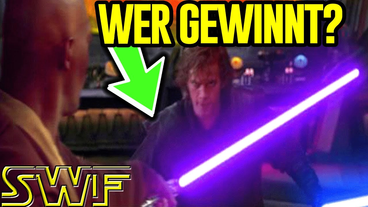 Was wäre wenn MACE WINDU gegen ANAKIN KÄMPFEN WÜRDE?