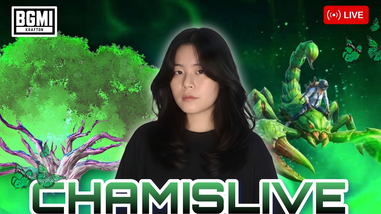Mai aa gai😊  Live Now 🔥 Girl Gamer | BGMI Fun Stream W ||CHAMISLIVE|| 🩷🥰