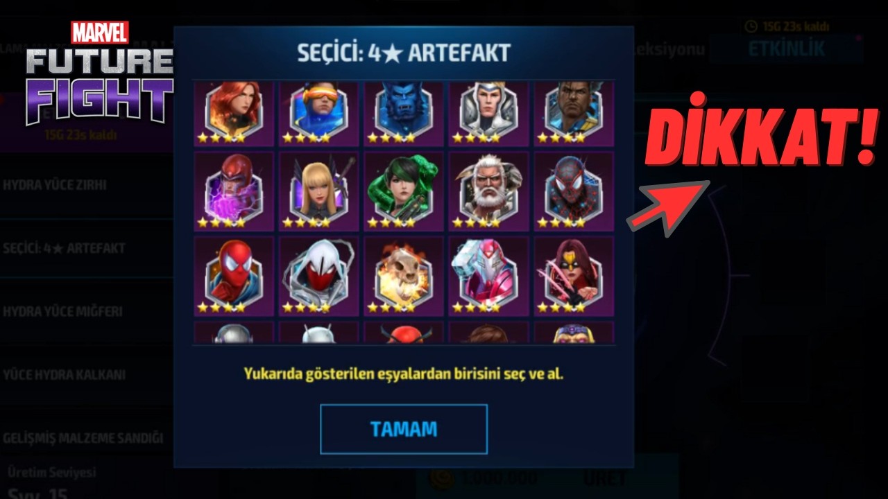 Things You Need to Know Before Selecting Artifacts... | Marvel Future Fight