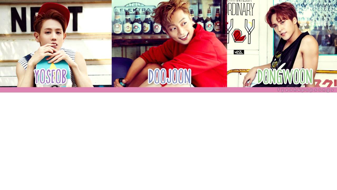 [Color Coded/Han/Eng/Rom] BEAST (Yoseob, Doojoon, Dongwoon) - Without You