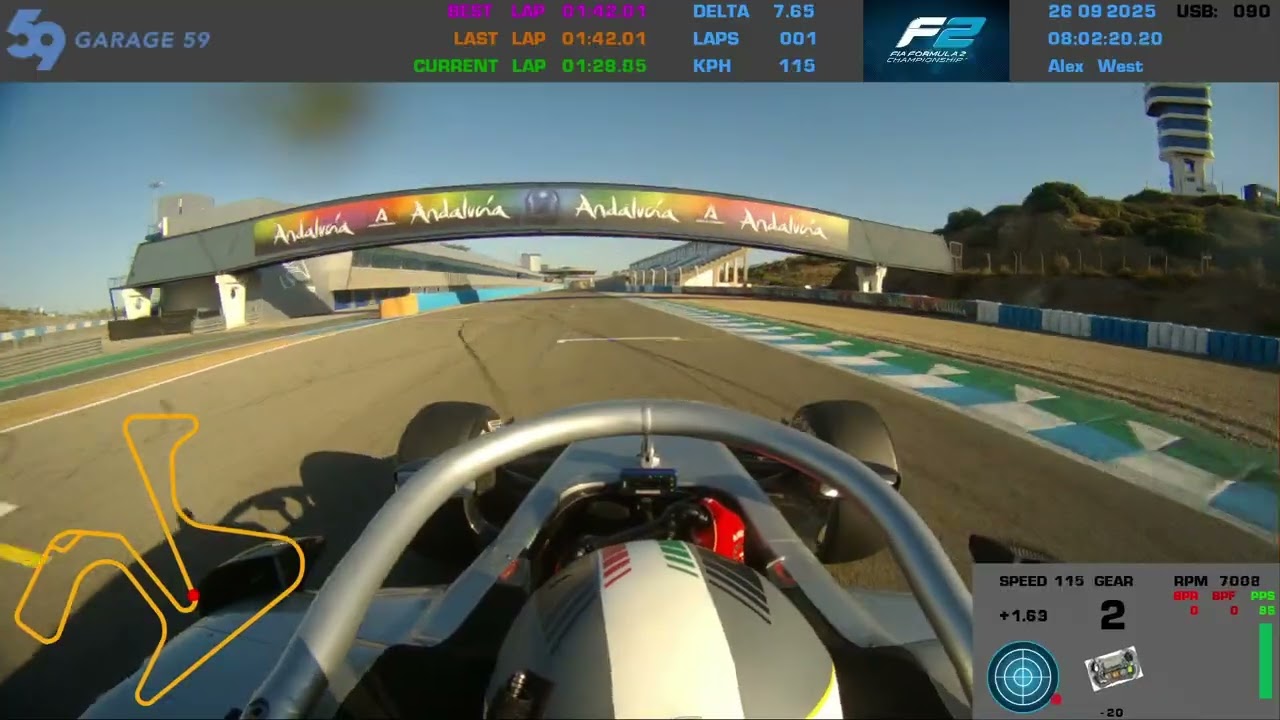 F2 18 Jerez 2 laps