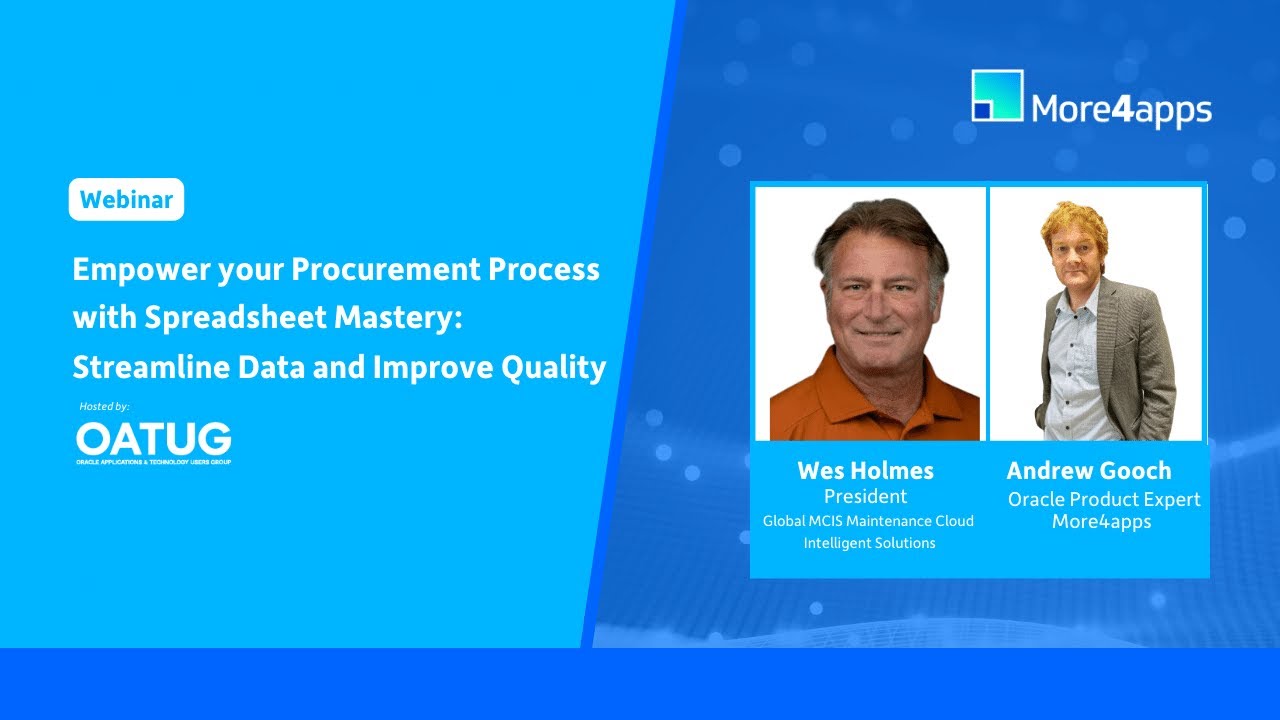 Empower your Procurement Process with Spreadsheet Mastery: Streamline Data and Improve Quality