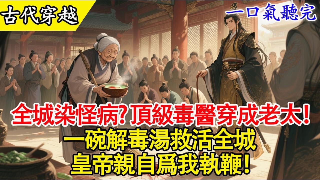 【一口氣聽完】🔥現代毒醫穿成60歲掃地老婦！一把致幻粉殺退三萬敵軍，手撕國師“天譴”騙局，皇帝當眾為她執鞭牽馬！#穿越 #爽文 #有聲書 #熱門 #原創