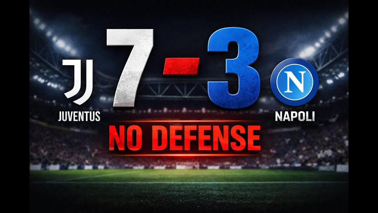 Defensive Collapse  Juventus vs Napoli  Full Match #Football #NoCommentary #FullMatch #Juventus #Nap