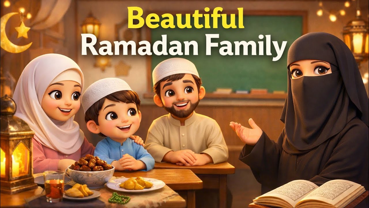 Ramadan Story for Kids | How Ramadan Builds a Beautiful Muslim Family | Islamic Moral Story