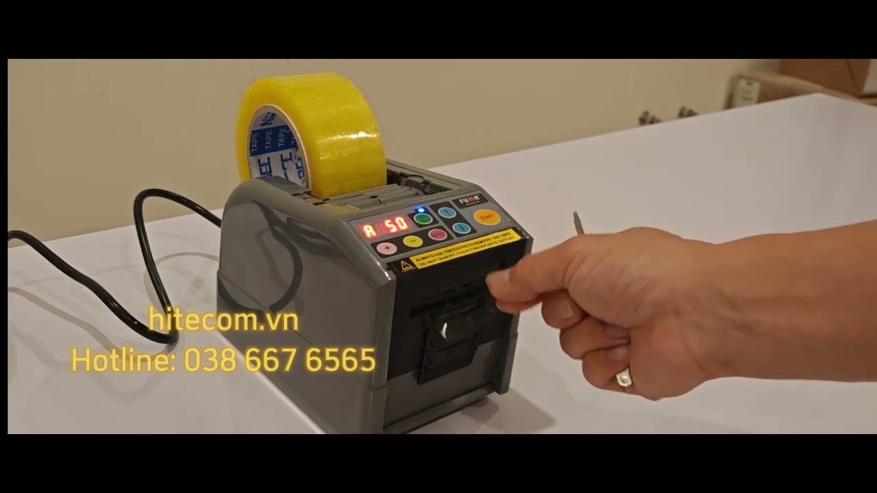 ✅ {DỄ HIỂU NHẤT} Hitecom Hướng dẫn sử dụng máy cắt băng keo tự động ZCUT 9 FUMA