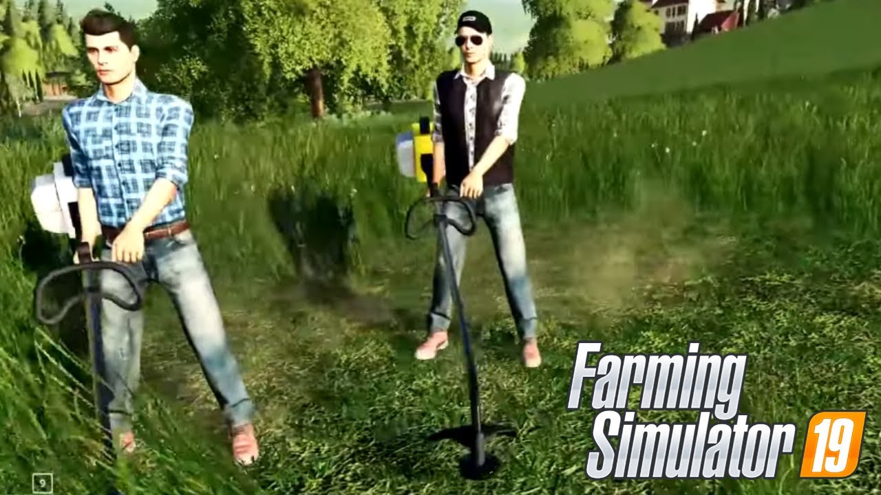 FS19 MAPPA ITALIA #43 - TAGLIAMO A MANO L'ERBA w/Miticaccio - GAMEPLAY ITA