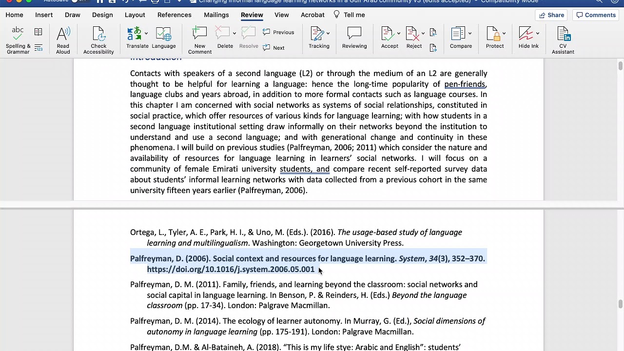How to check citations and references match