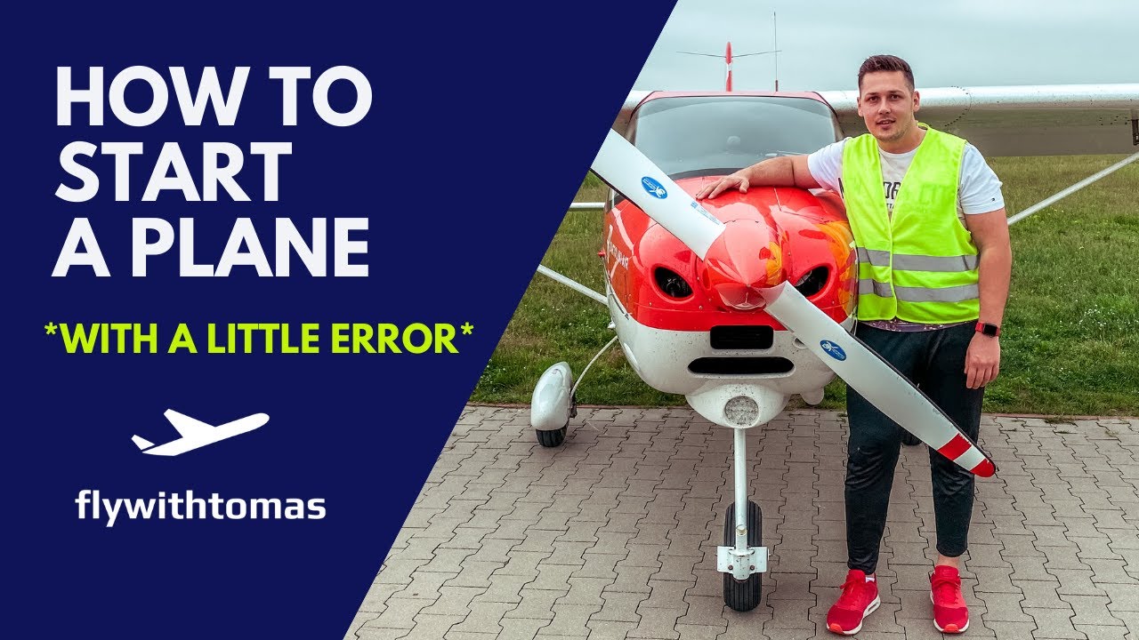 How to START A PLANE? *with a little error* | Tecnam P2008JC