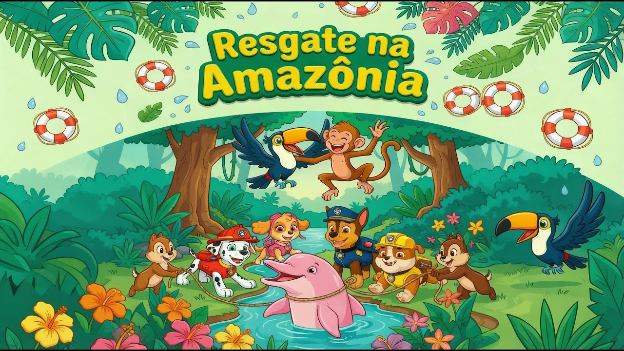 Patrulha Filhotes, tico e teco ao resgate