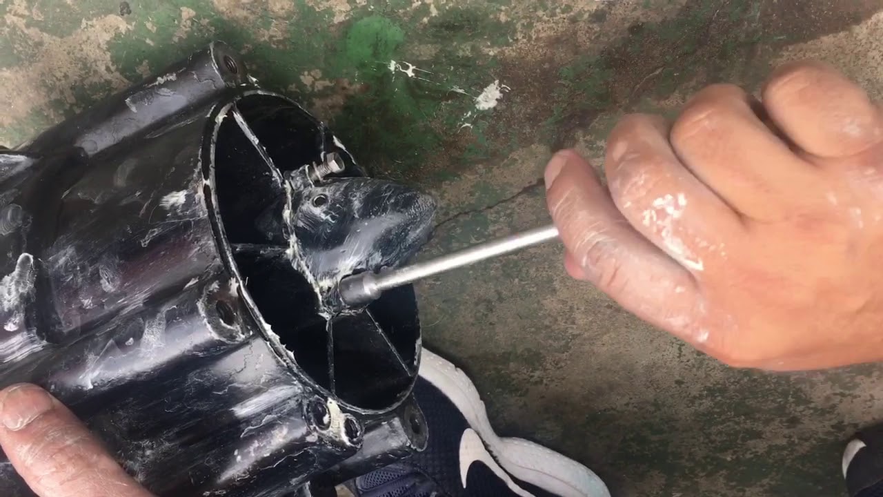 Trocar o eixo da turbina no jet ski seadoo 580 cc