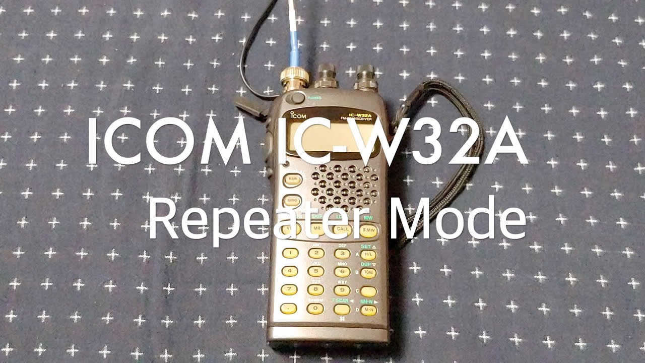 ICOM IC-W32A / Repeater Mode