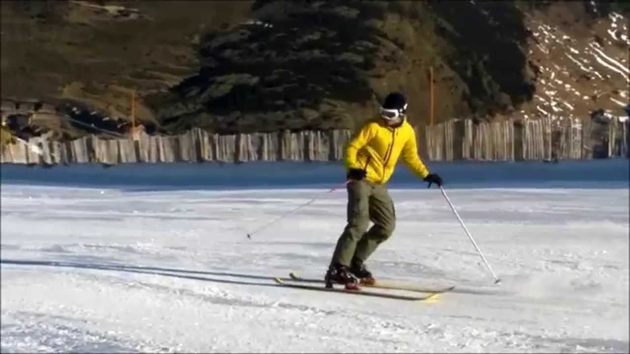 SKI ANDORRA TELEMARK STANDARDS (360º  and  Backwards turns)