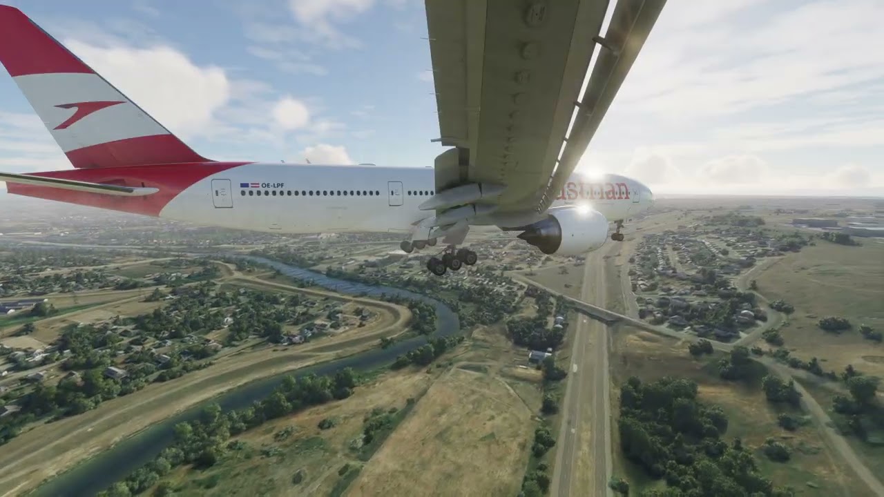 Тяжёлый металл! Удачная посадка «Тройной семерки» Austrian Airlines в Грейт-Фолс