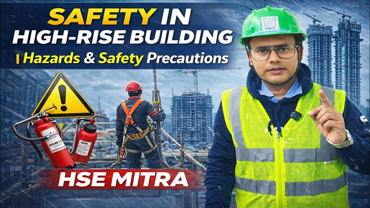 Safety in High-Rise Building | Hazards & Safety Precautions at Construction Site