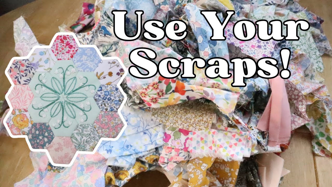 Get the Scrappy Look - Tips for scrappy patchwork and how to organise and keep on top of scraps