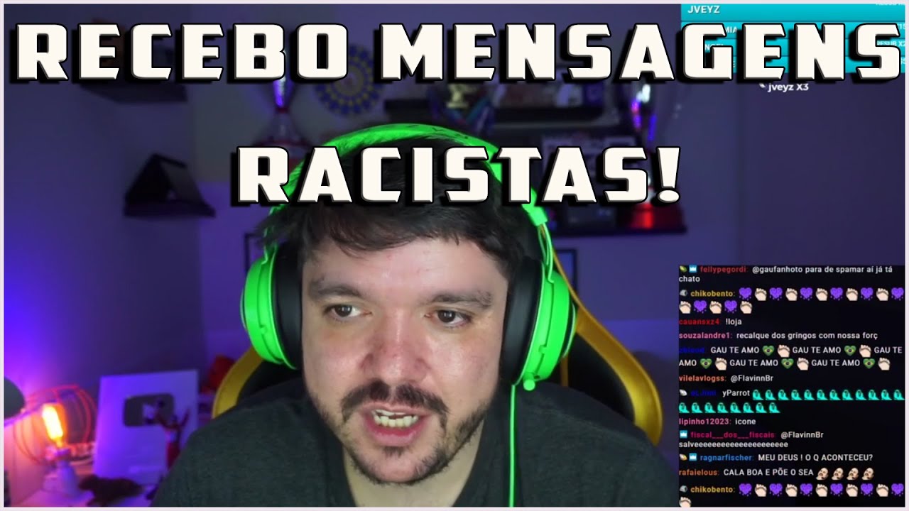 GAULES DIZ ESTAR SOFRENDO HATE DE AMERICANOS E ESTAR RECEBENDO MUITAS MENSAGENS XENOFÓBICAS!