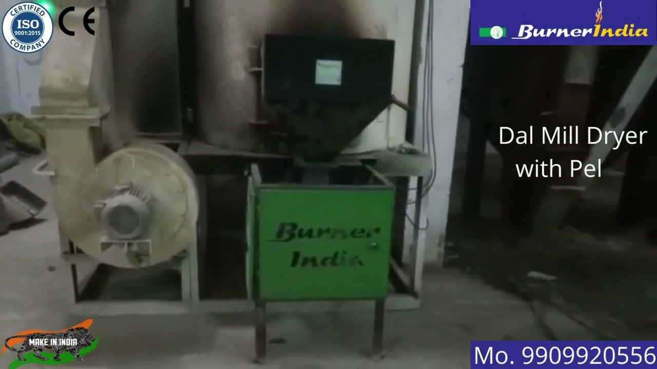 Biomass Pellet Stove with Dal Mill Dryer | Replacement in Wood Fired Dryer | Burner India