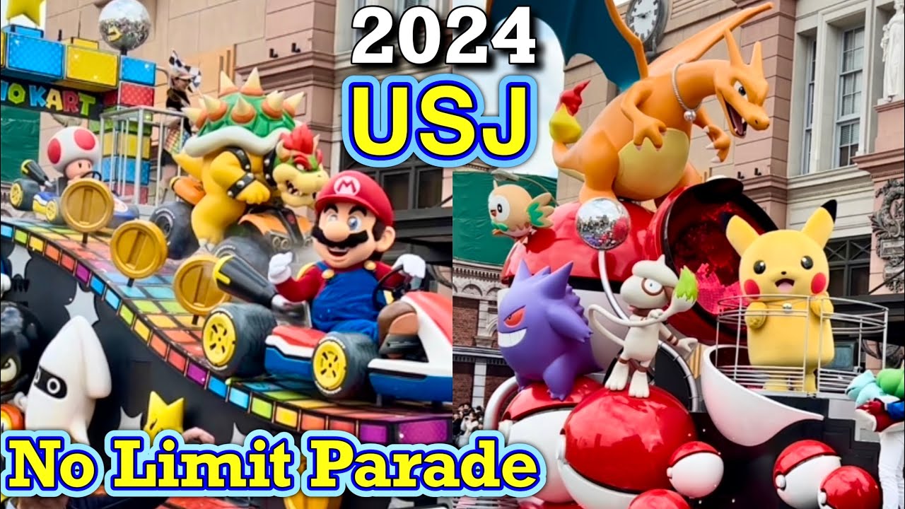 Universal Studio Japan No Limit Parade in 2024 USJ ユニバ・パレード