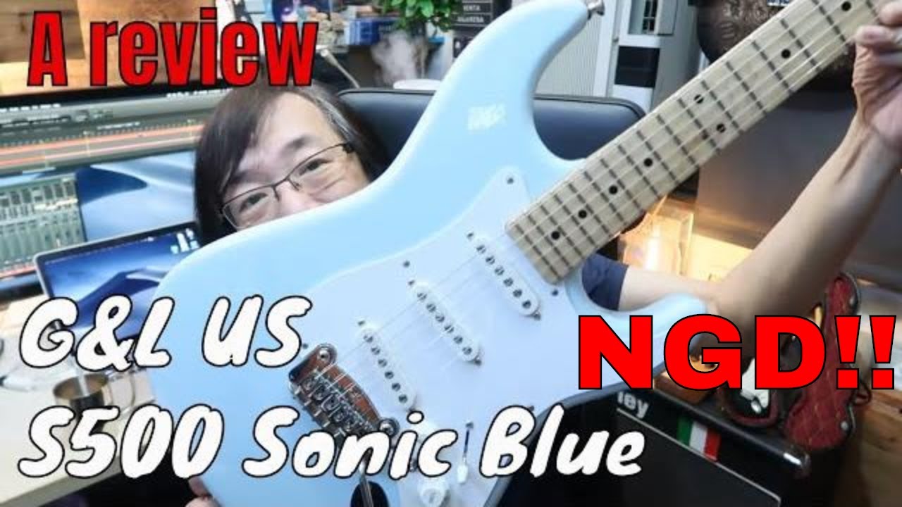 The G&L Fullerton S500 Sonic Blue