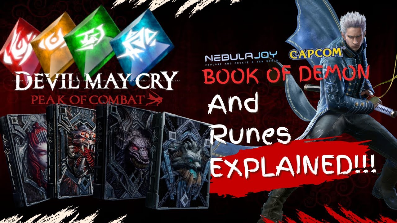ОБЪЯСНЕН!!! РУКОВОДСТВО ПО КНИГЕ ДЕМОНОВ И РУНАМ || DEVIL MAY CRY: PEAK OF COMBAT