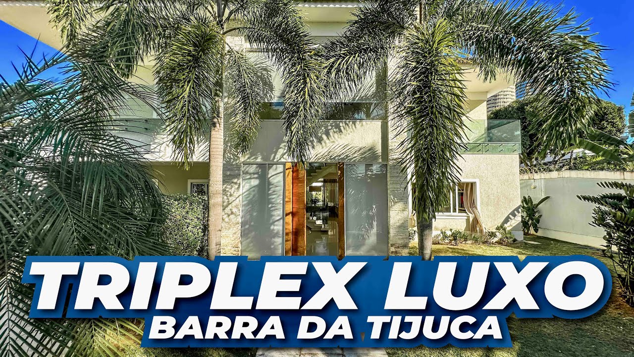 Sonho de toda família! Triplex luxo na Barra da Tijuca! 🔥🏡 Piscina, Sauna e Automação!
