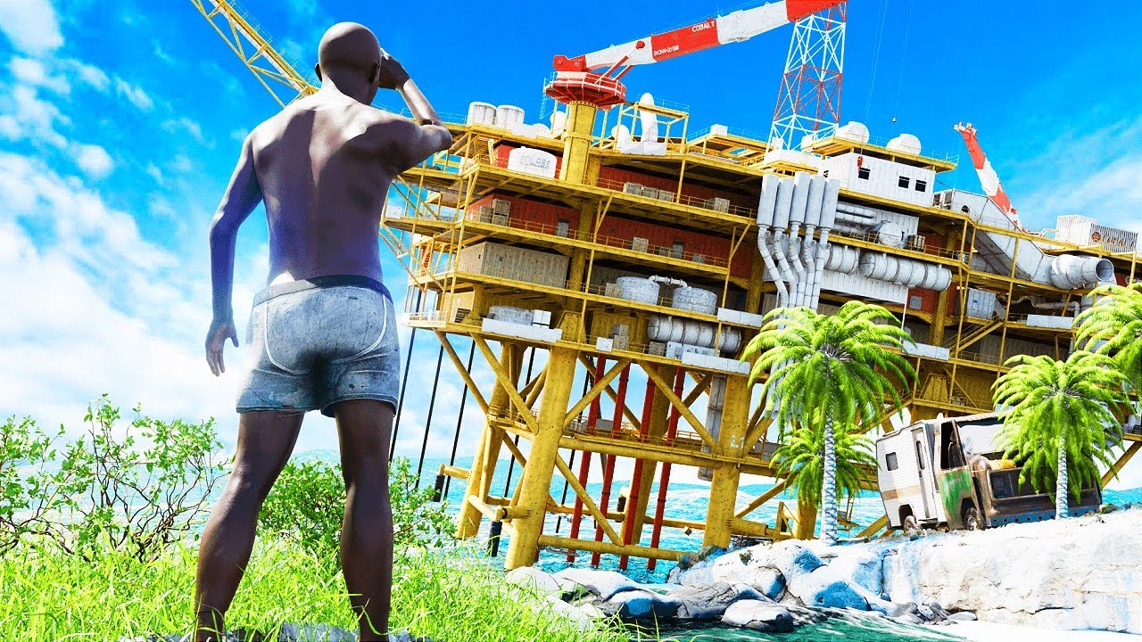 Я ПОЯВИЛСЯ на БОЛЬШОЙ НЕФТЯНОЙ ВЫШКЕ - RUST