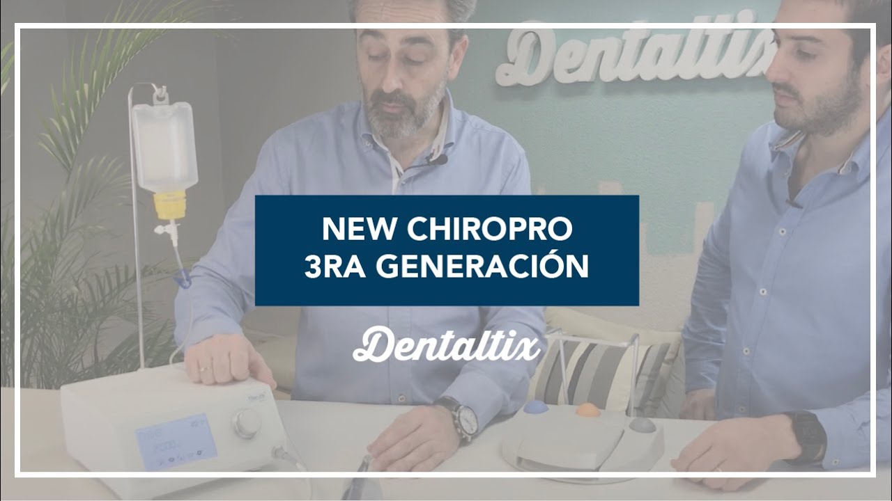 Micromotor dental New Chiropro 3ra Generación, demostración del producto.
