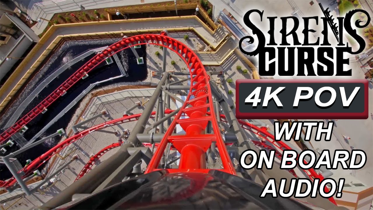Siren's Curse (4K POV with Guitar Audio **HIGH QUALITY**)- Cedar Point, Sandusky, OH