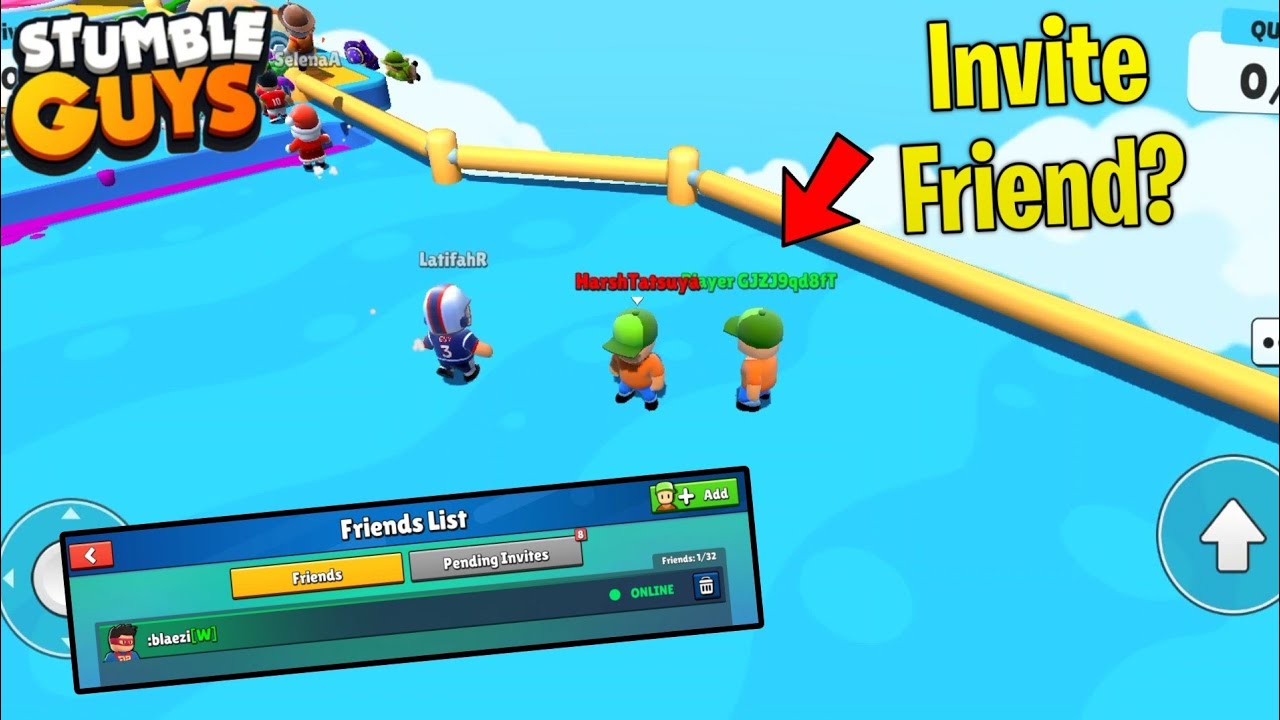 Can We Invite Friends in the New Friend List Update? Stumble Guys