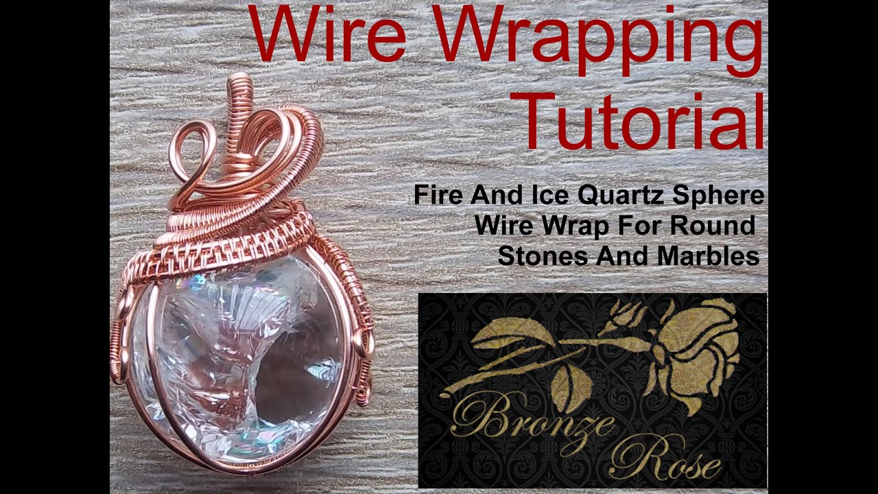How to wire wrap round stones, gemstone spheres and marbles