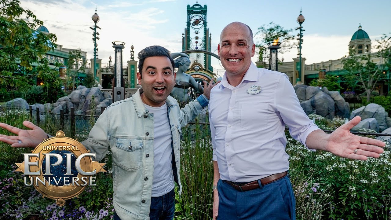 World Overview of Celestial Park at Universal Epic Universe